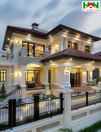 Một số bản vẽ kiến trúc biệt thự và sân 
